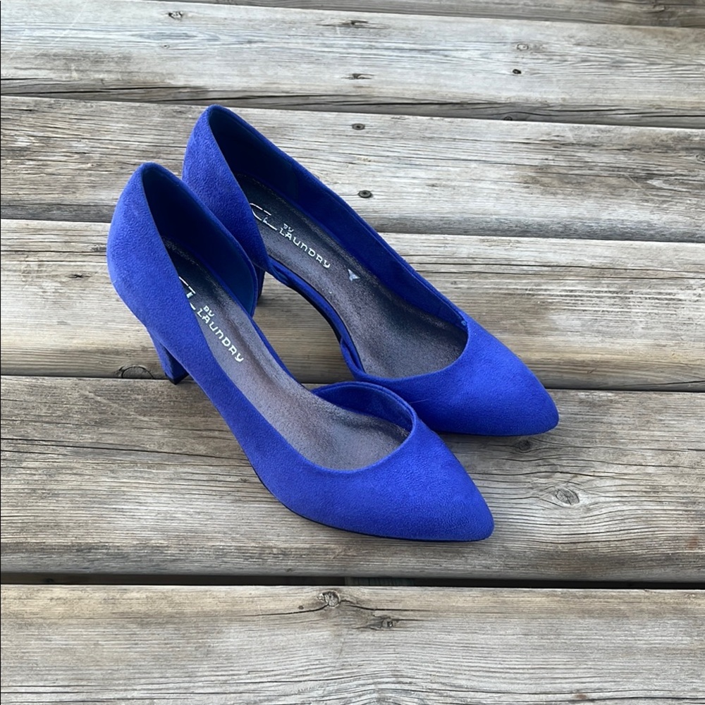 NWOT CL by Laundry Chinese Laundry Blue Heels Size 9.5